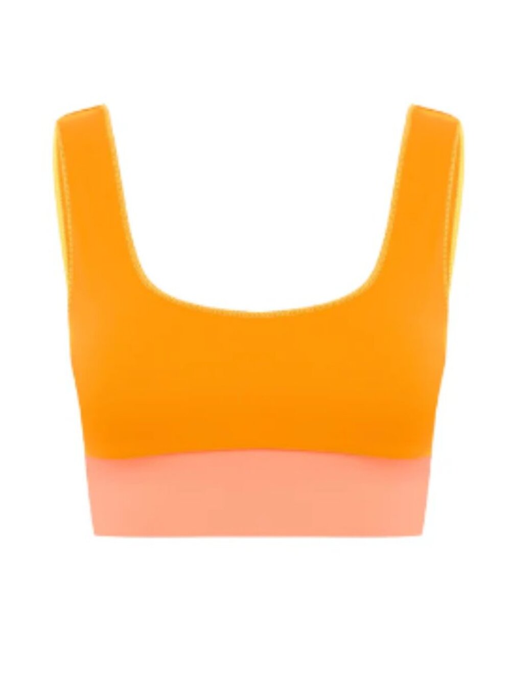 New! It's Now Cool The Contour Crop Top - Peaches Size Small